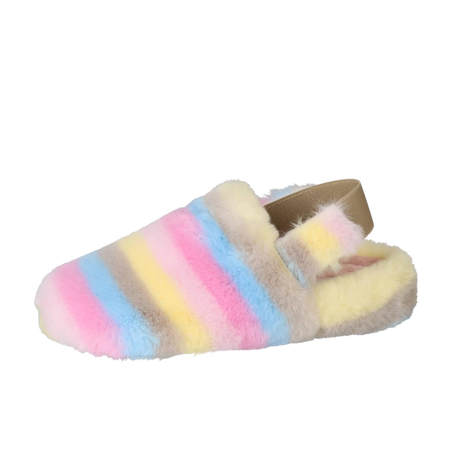 Pantoufles, multicolores