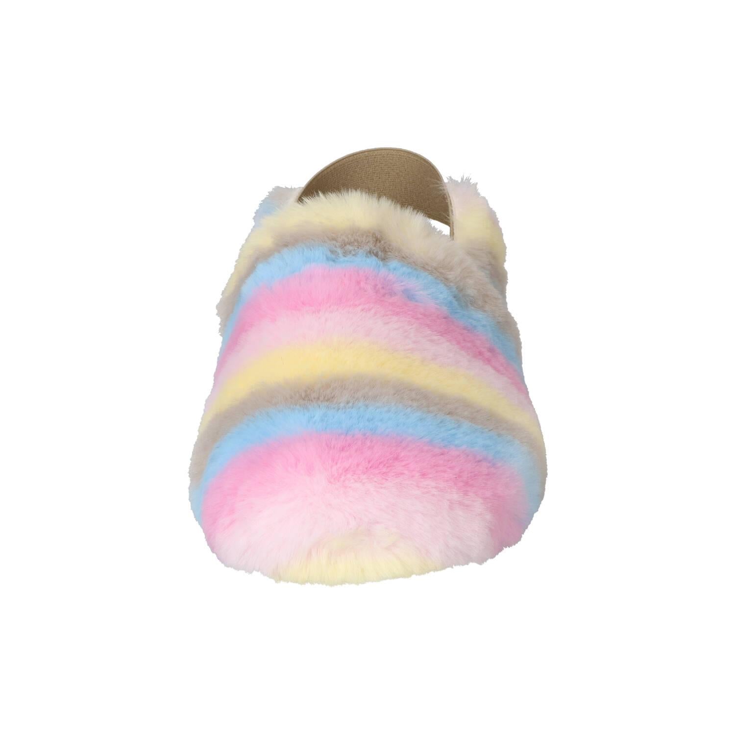 Pantoufles, multicolores