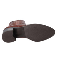 Booties, Cognac