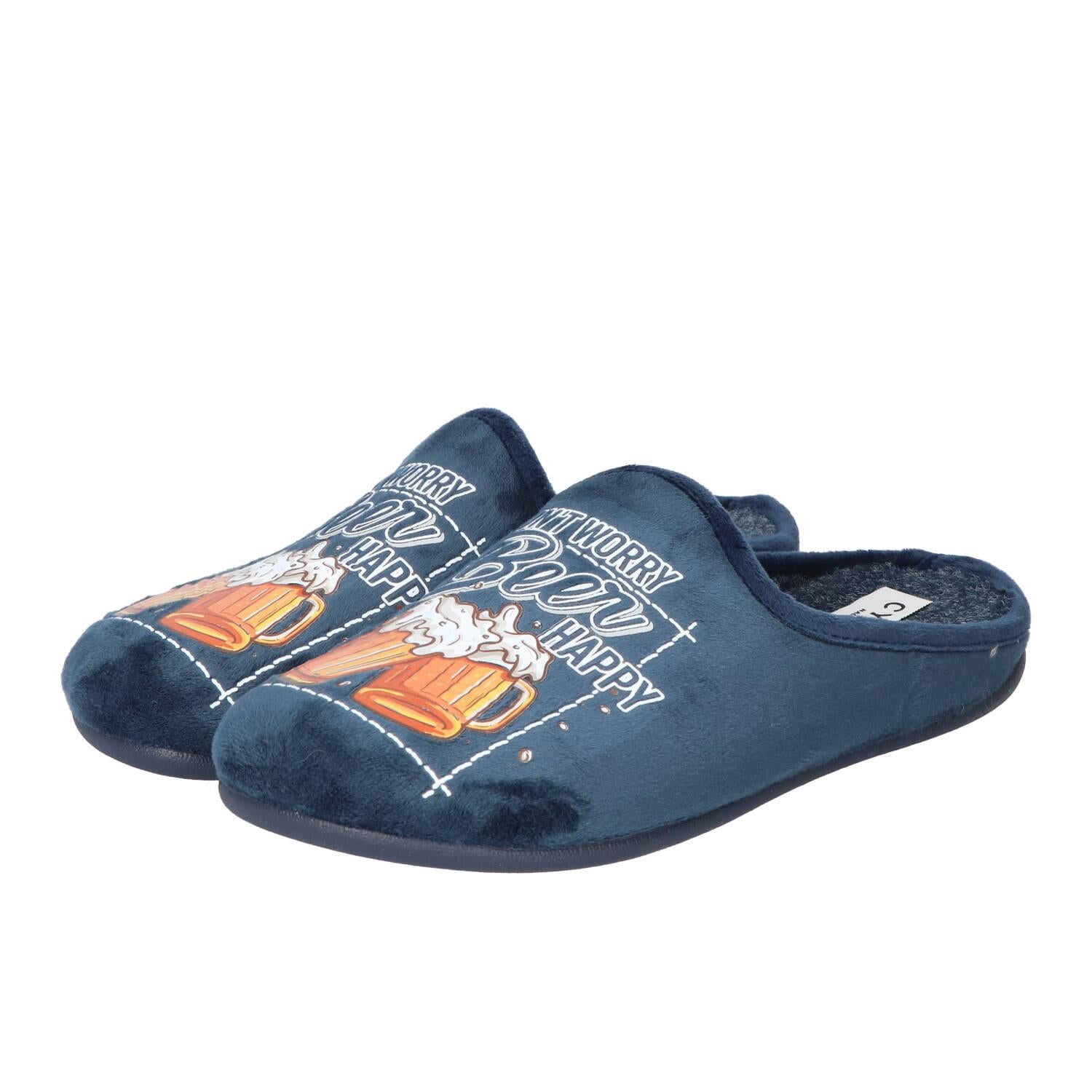 Chaussons, Bleu
