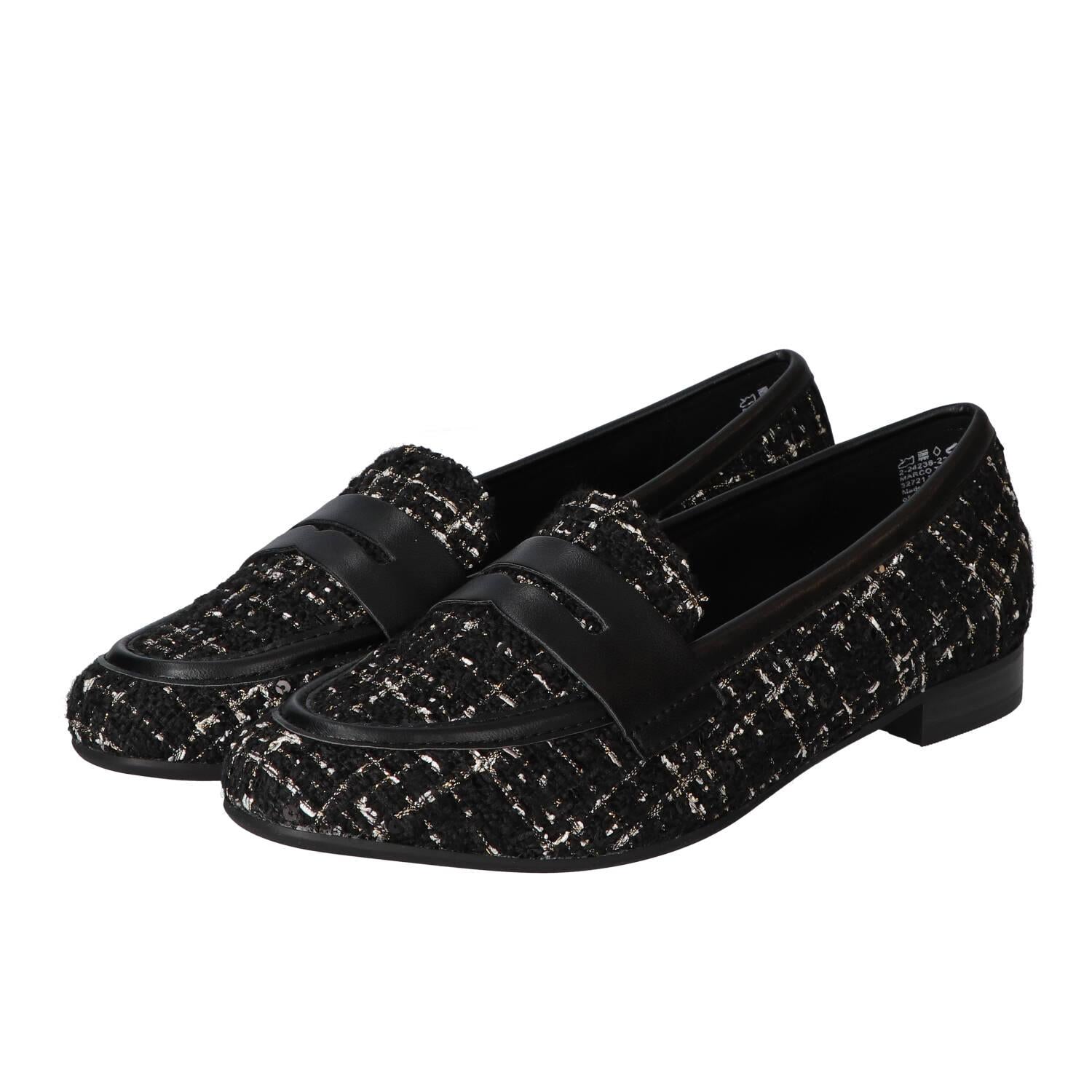 Chaussures à enfiler, Noir