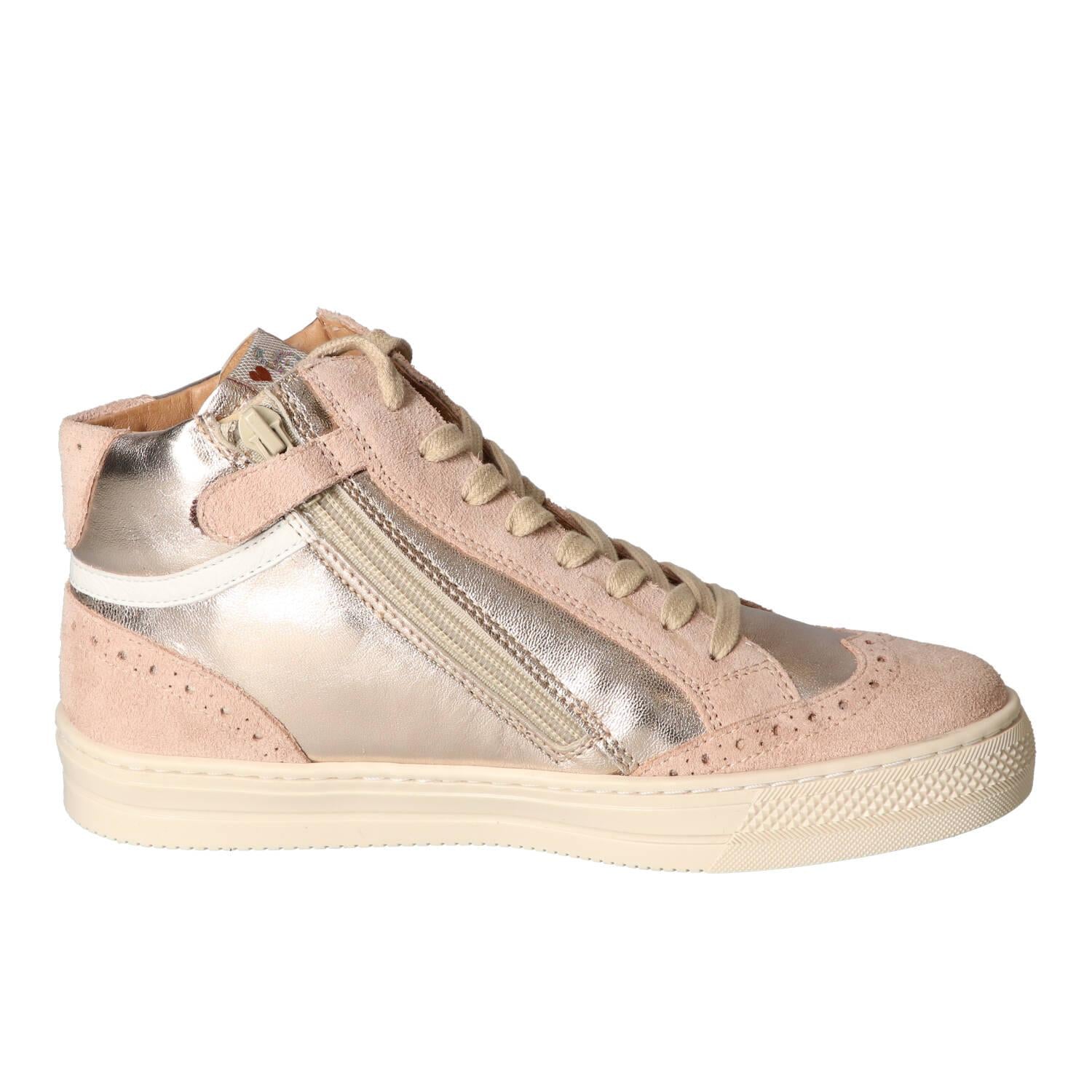 Chaussures à lacets, Doré