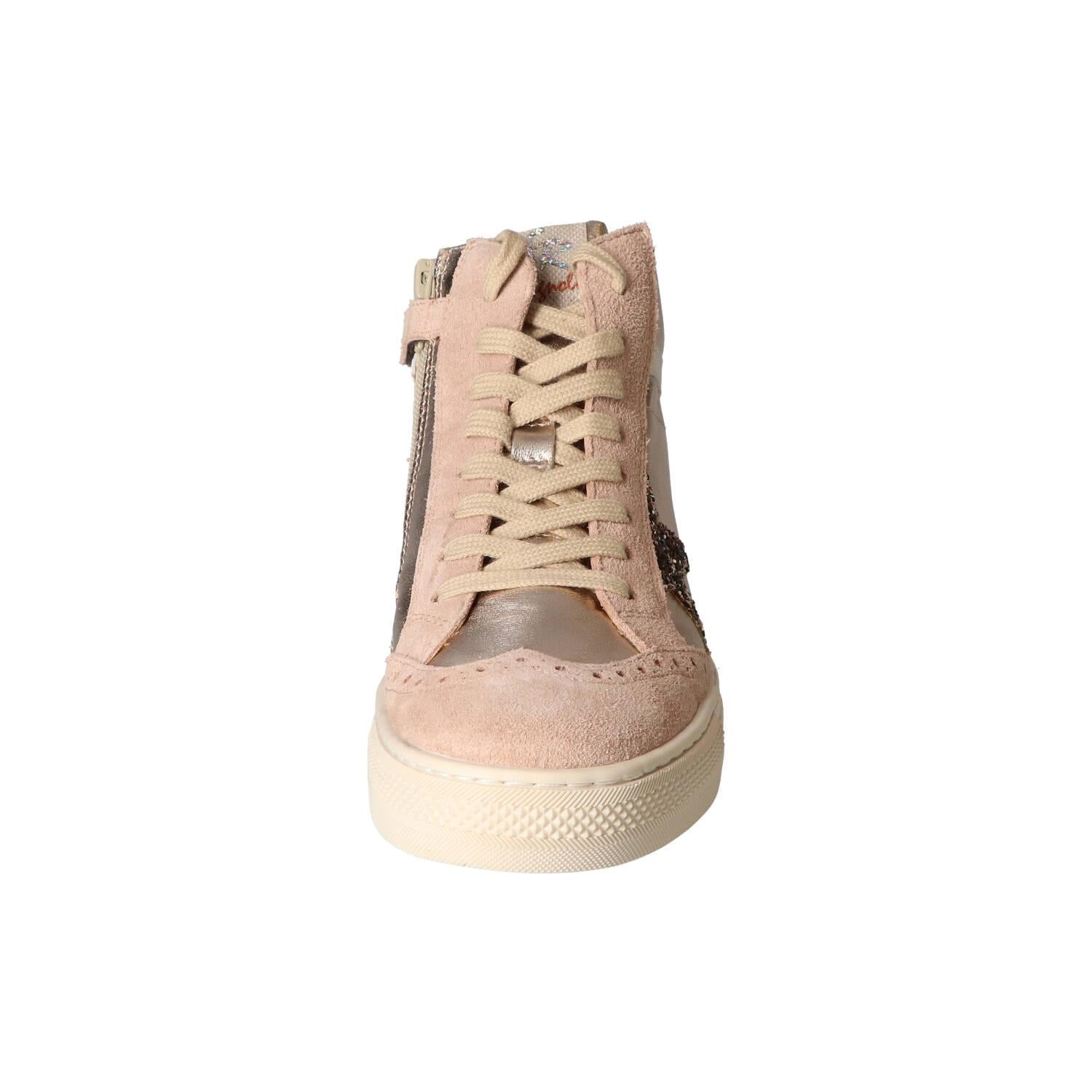 Chaussures à lacets, Doré