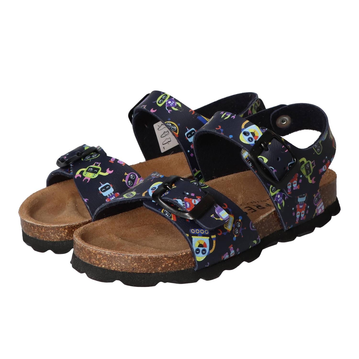 Sandales, bleu