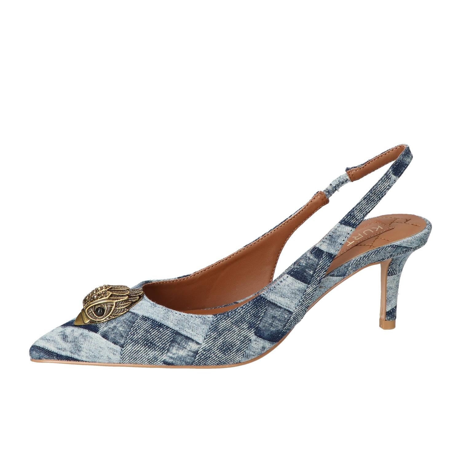 Slingback, bleu clair