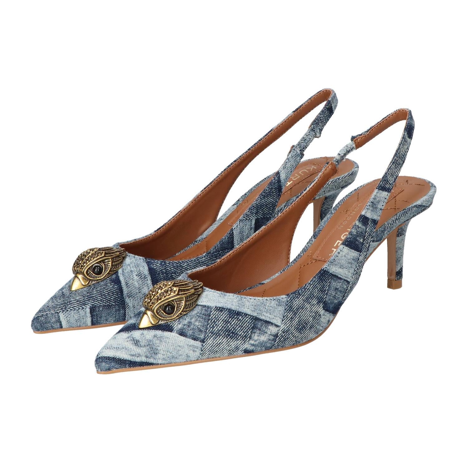 Slingback, bleu clair