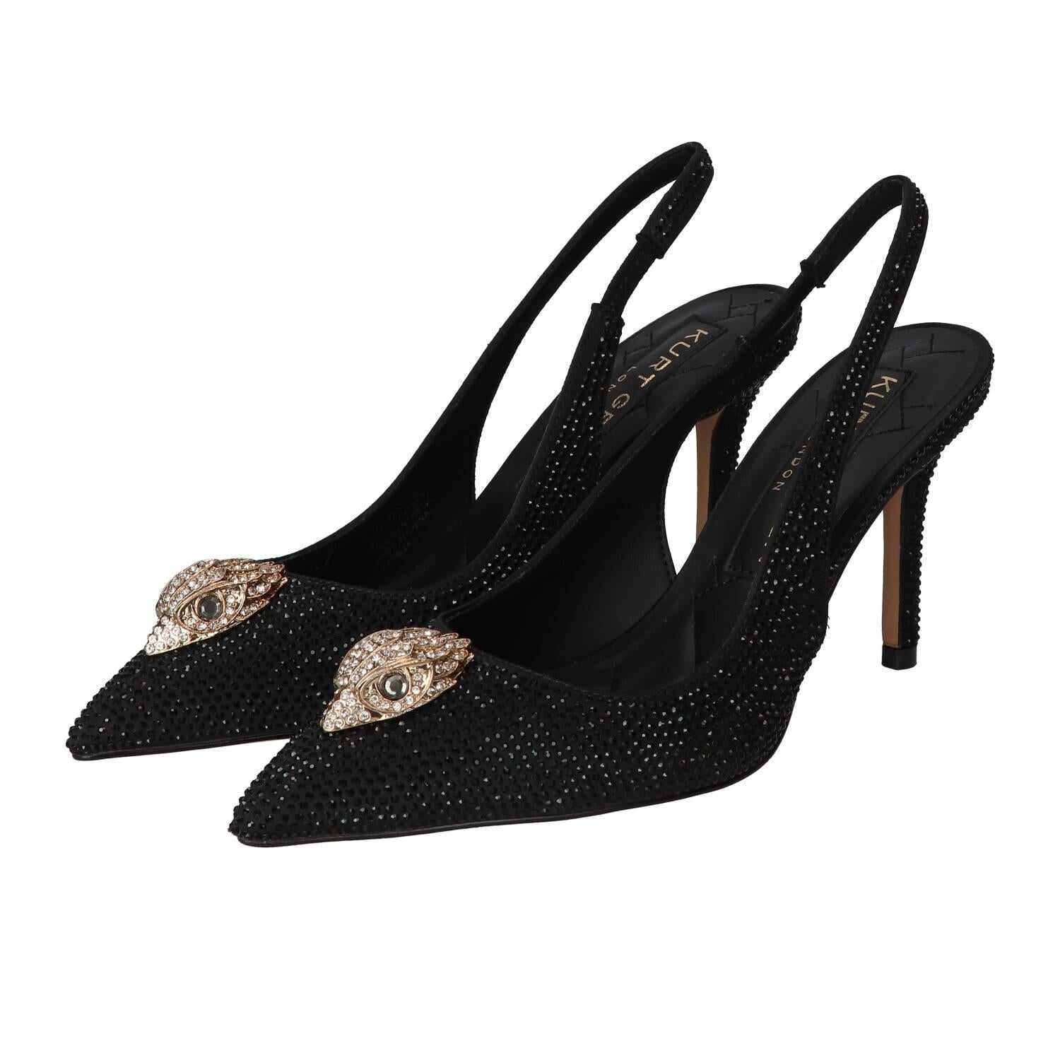 Slingback, noir