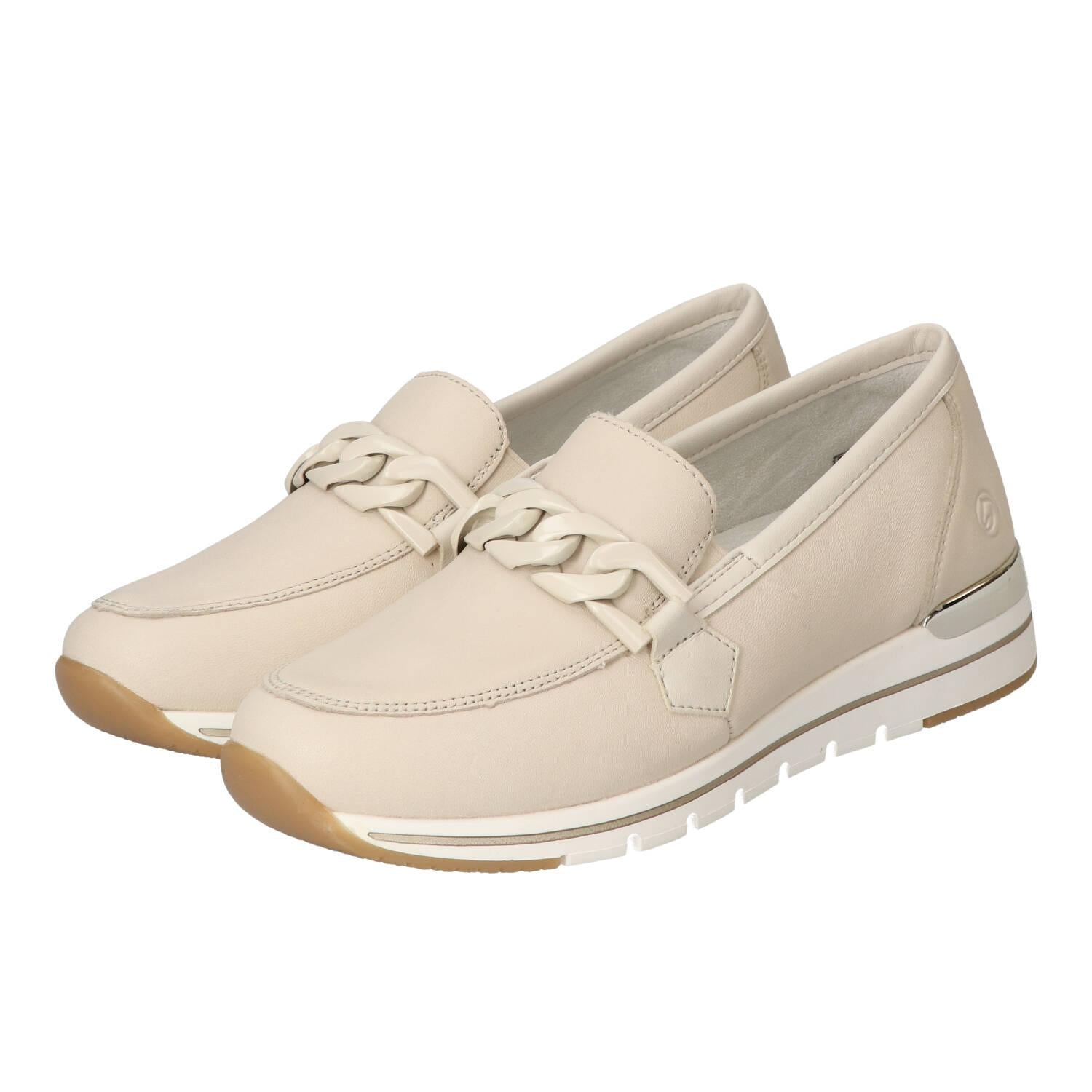 Chaussures à enfiler, blanc cassé