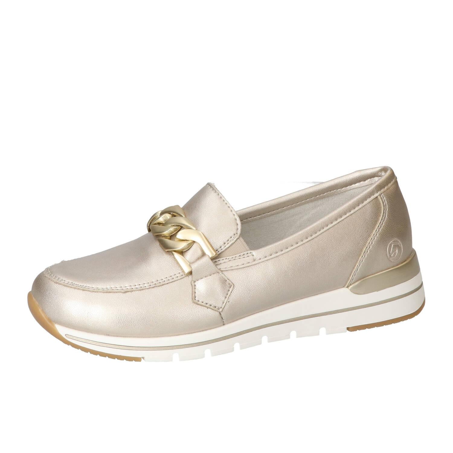 Chaussures à enfiler, Doré
