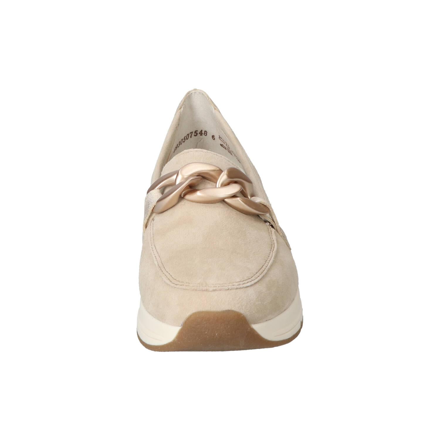 Chaussures à enfiler, Beige clair