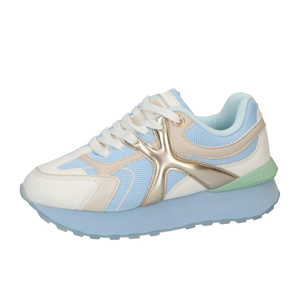 Baskets, bleu clair