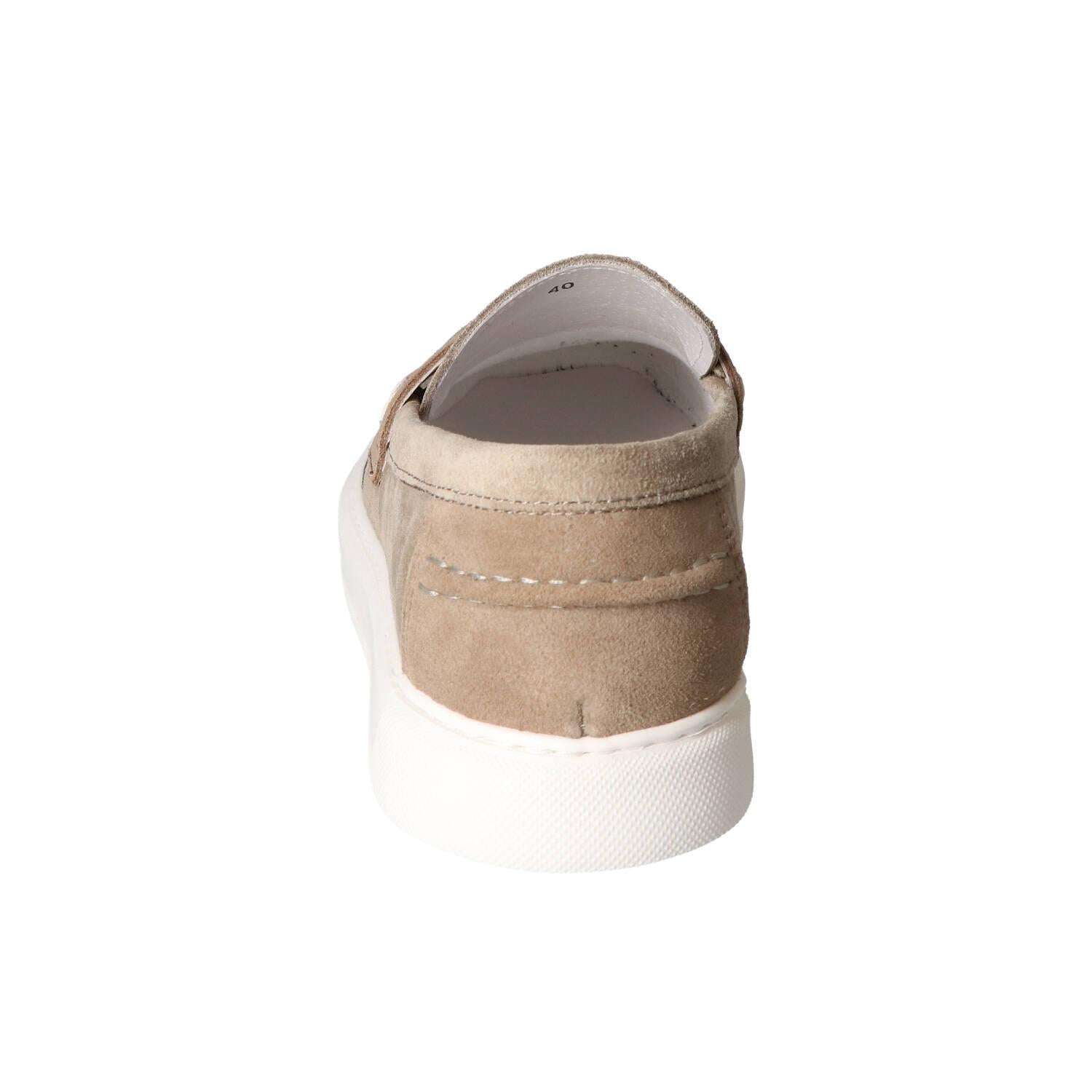 Chaussures à enfiler, Taupe