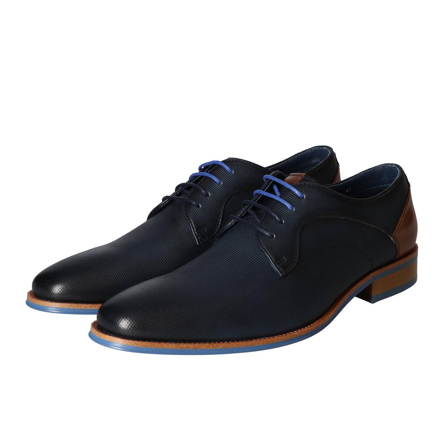 Chaussures à lacets, Bleu