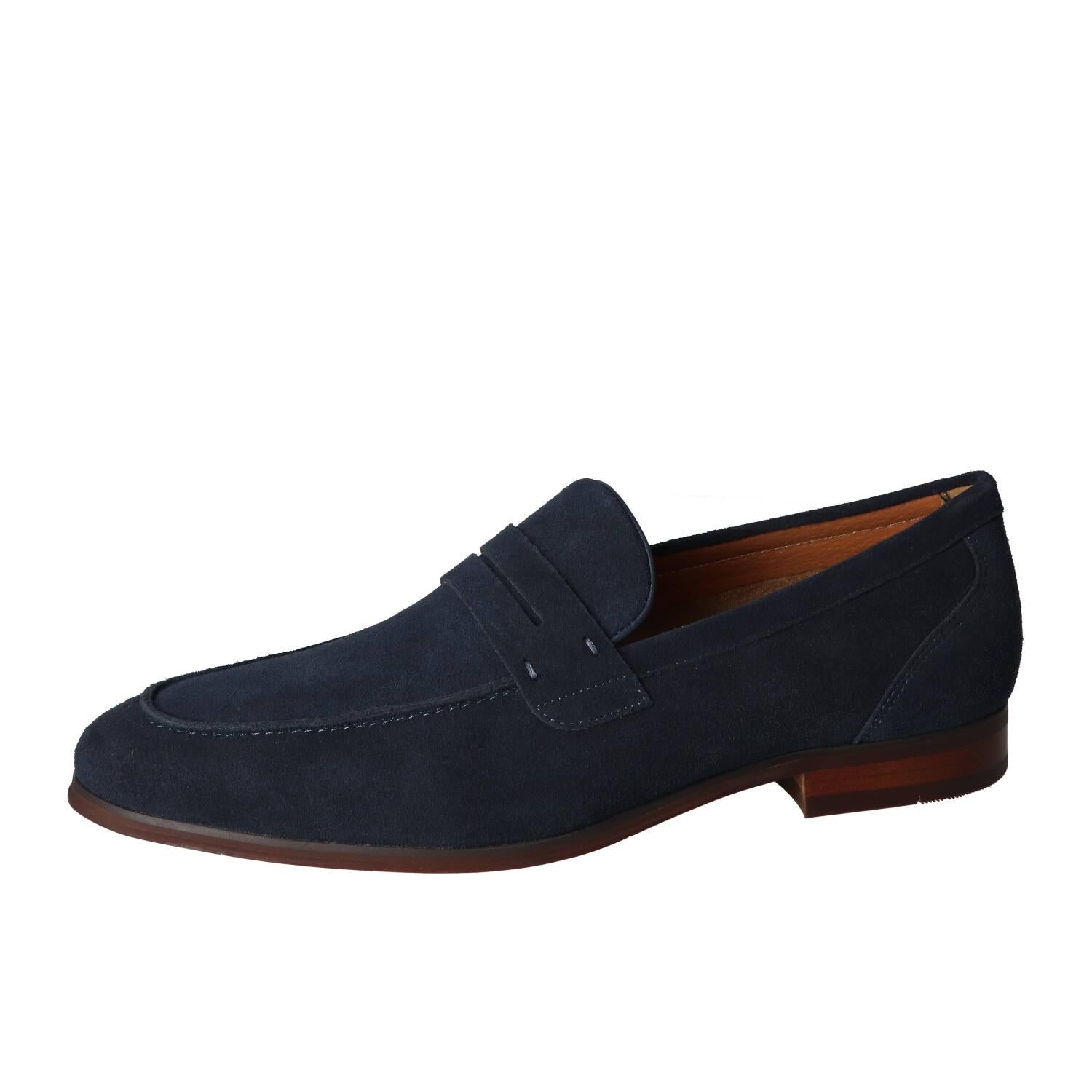 Chaussures à enfiler, Bleu