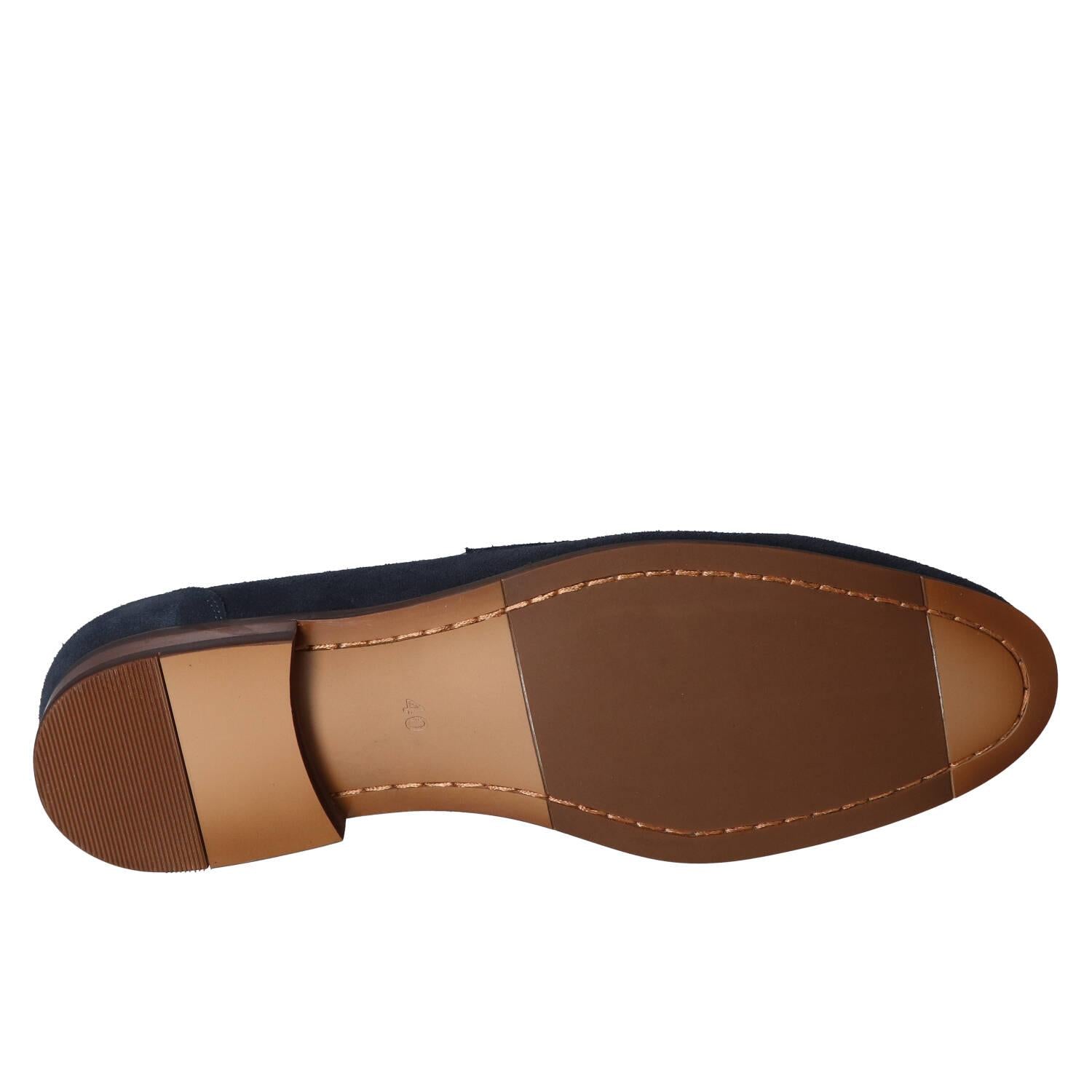 Chaussures à enfiler, Bleu