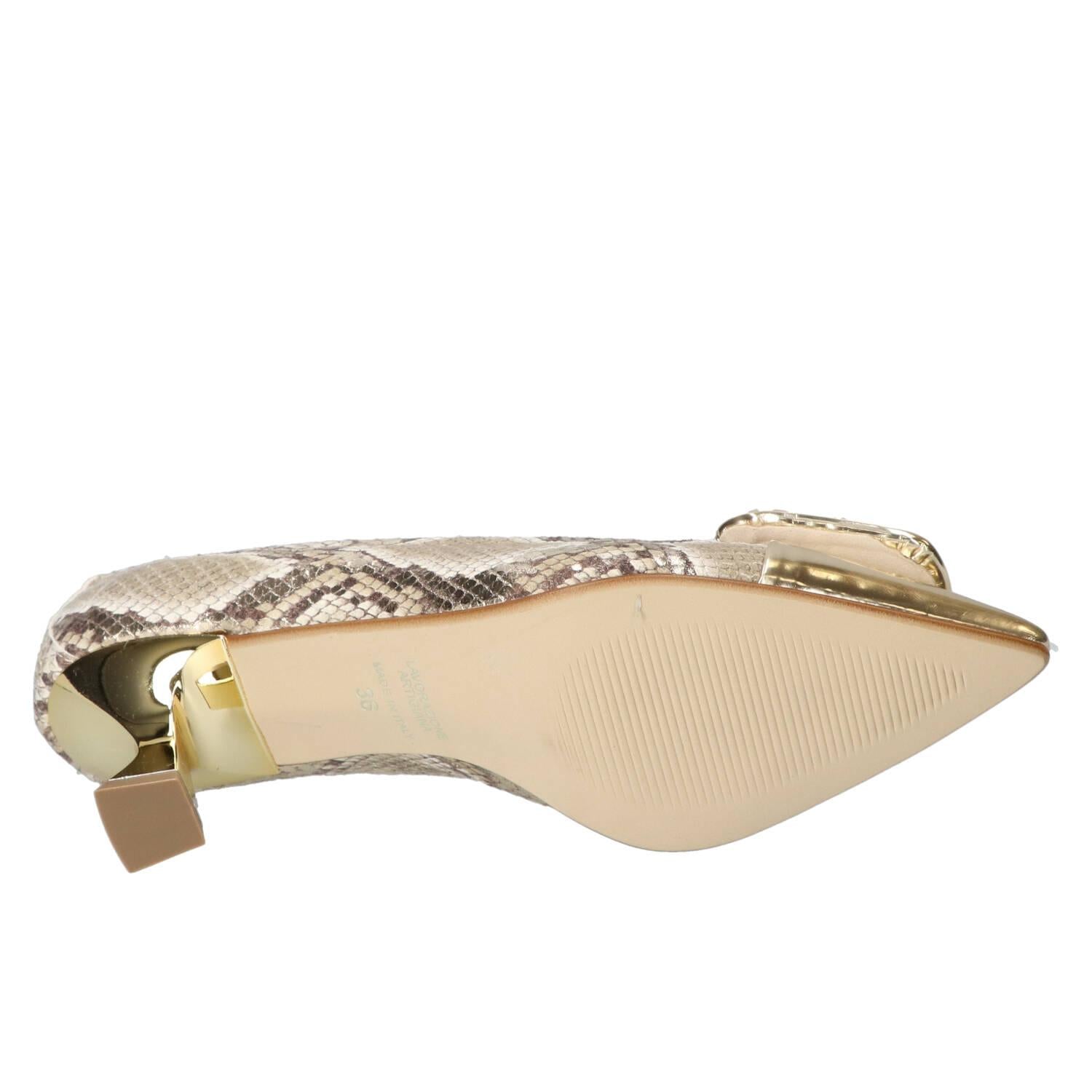 Pumps, Goud