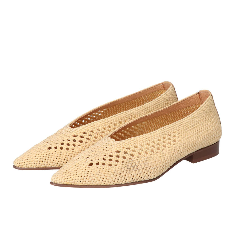 Chaussures à enfiler, Beige clair