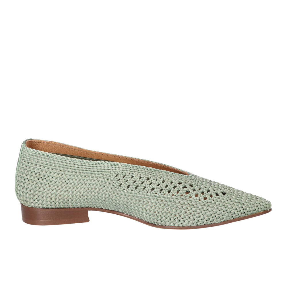 Chaussures à enfiler, vert