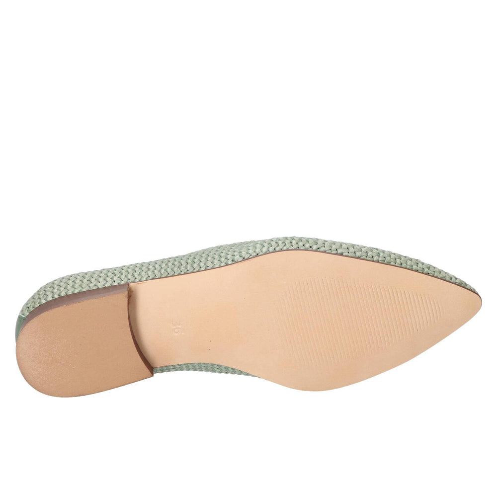 Chaussures à enfiler, vert
