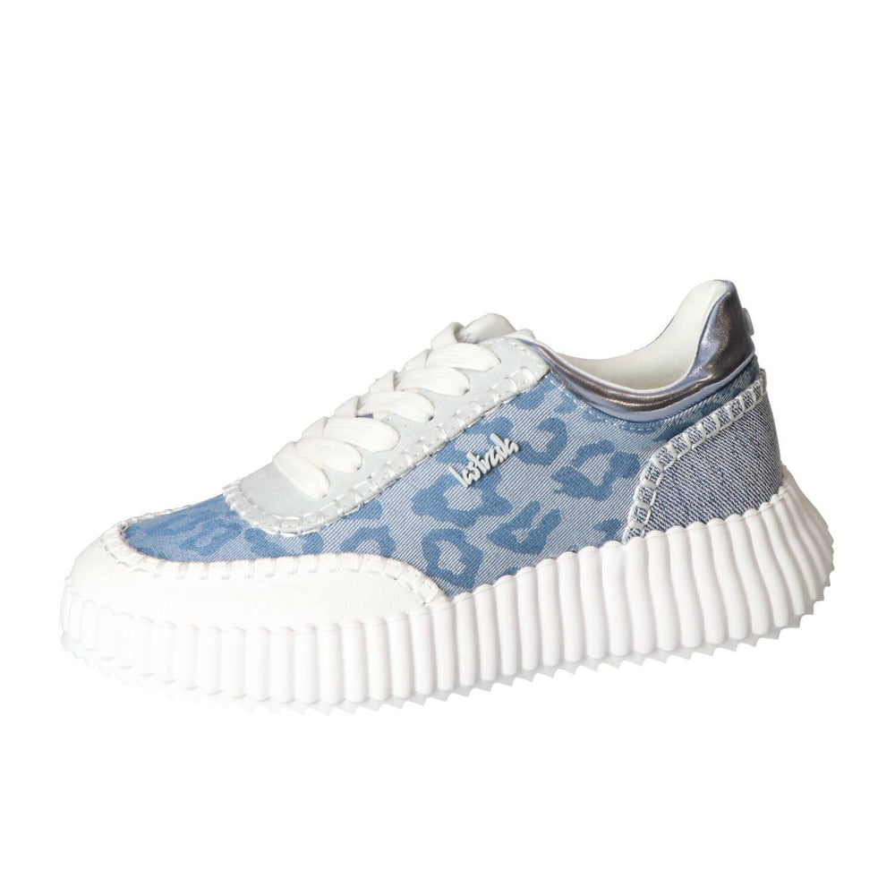 Baskets, bleu clair