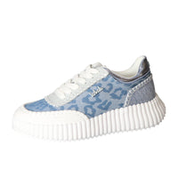 Baskets, bleu clair
