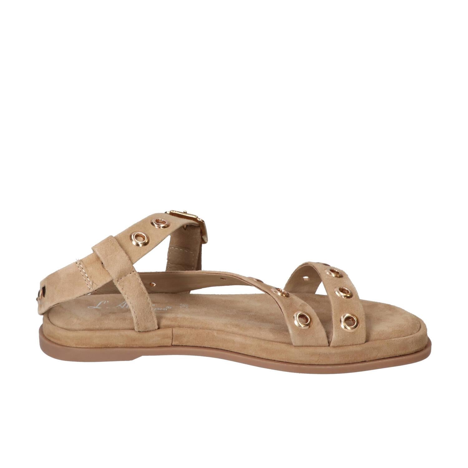 Sandalen, Taupe