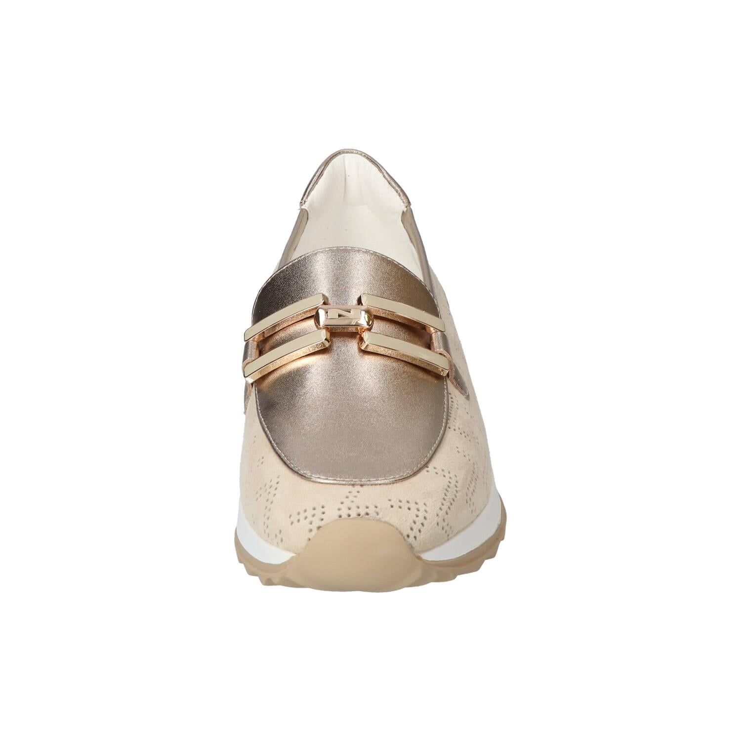 Chaussures à enfiler, Beige clair