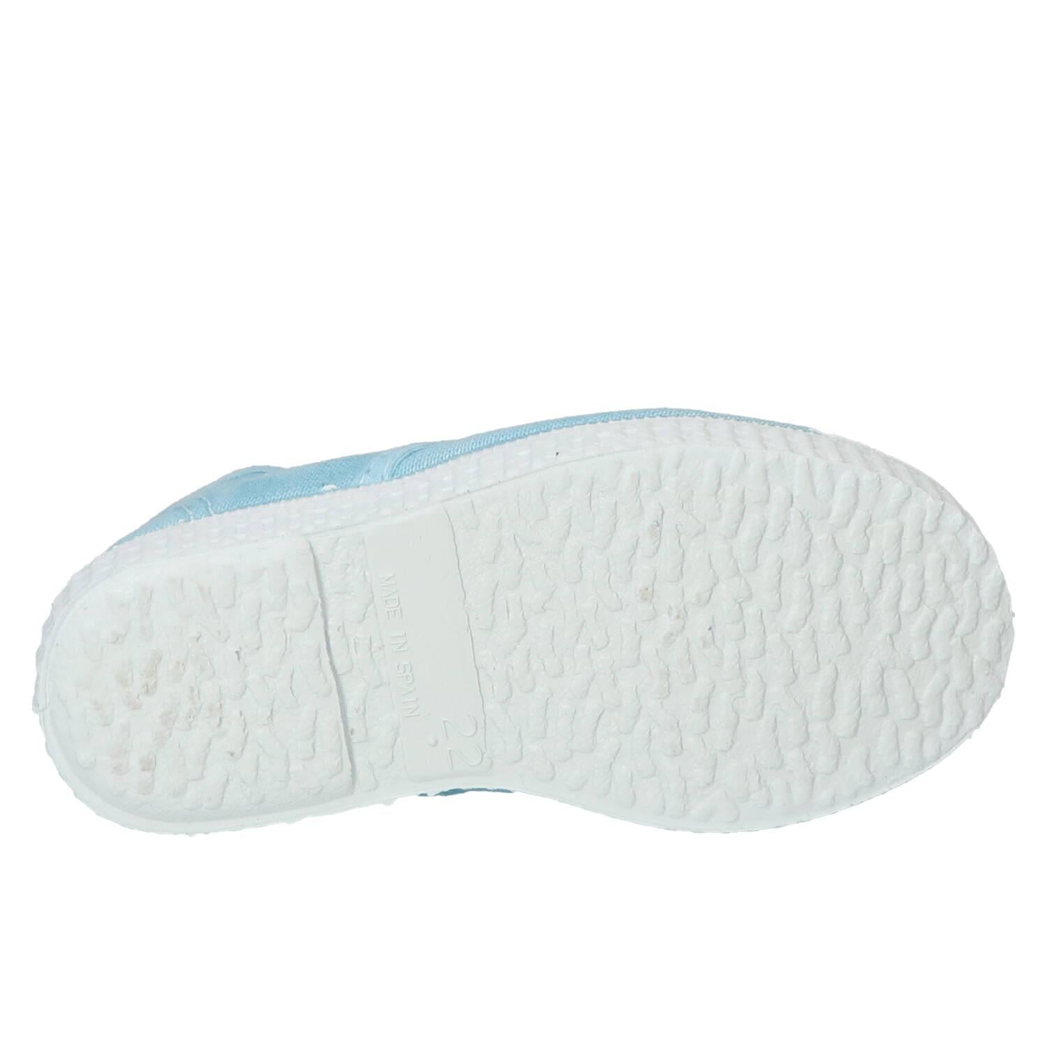Chaussures Velcro, bleu clair