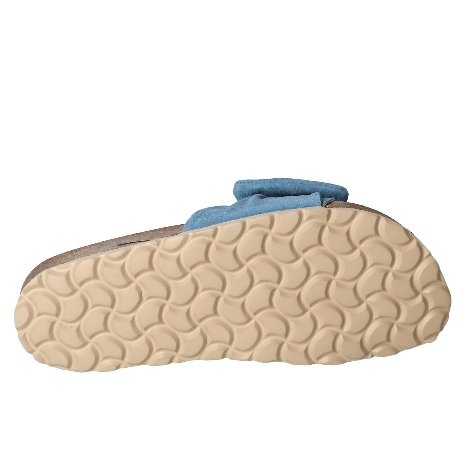 Slippers, Blauw