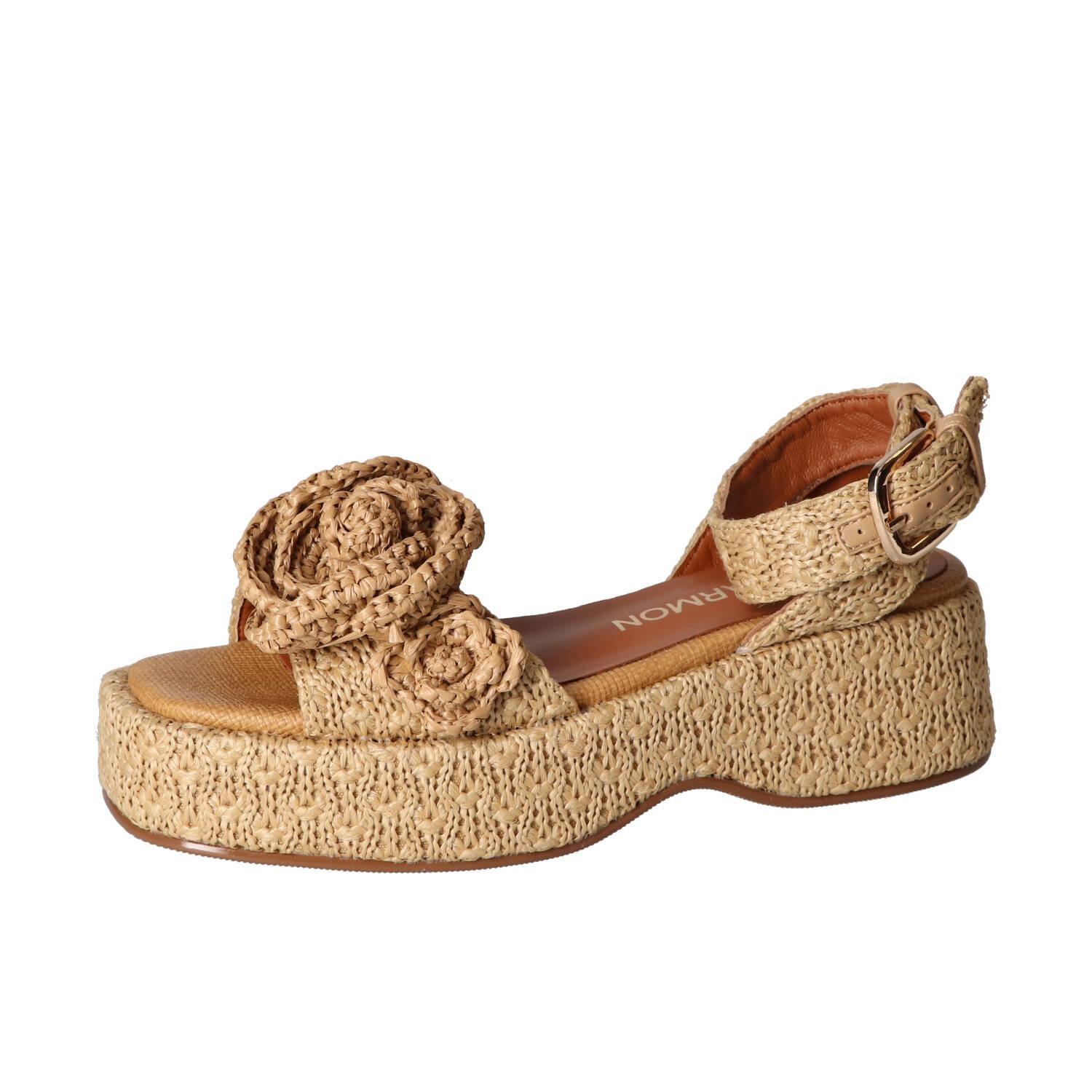 Sandales, beige clair