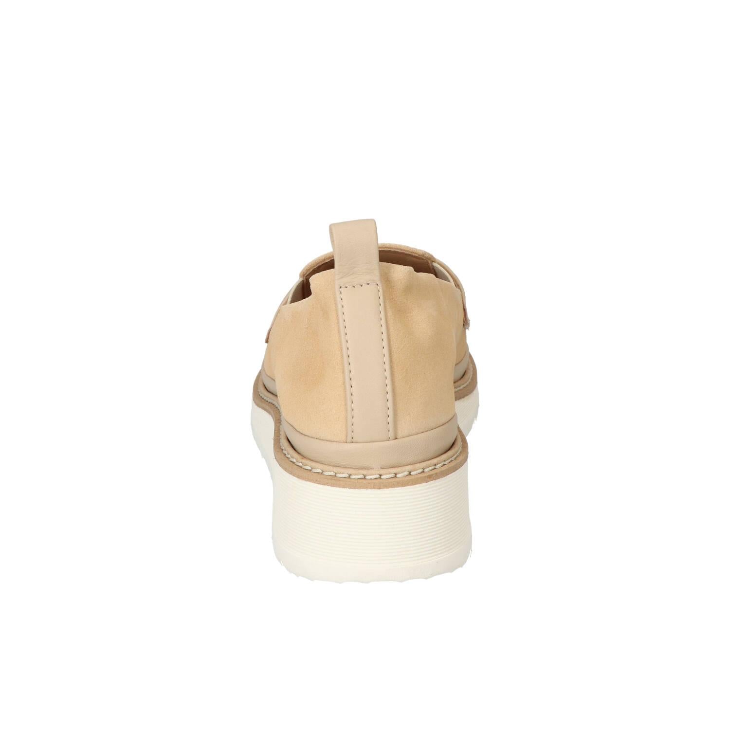 Chaussures à enfiler, Beige clair