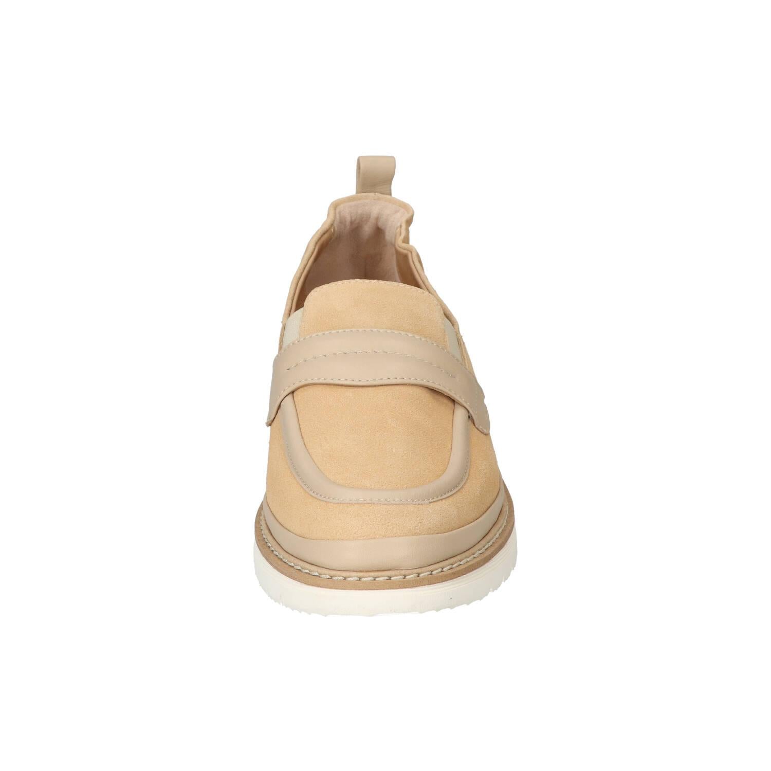 Chaussures à enfiler, Beige clair