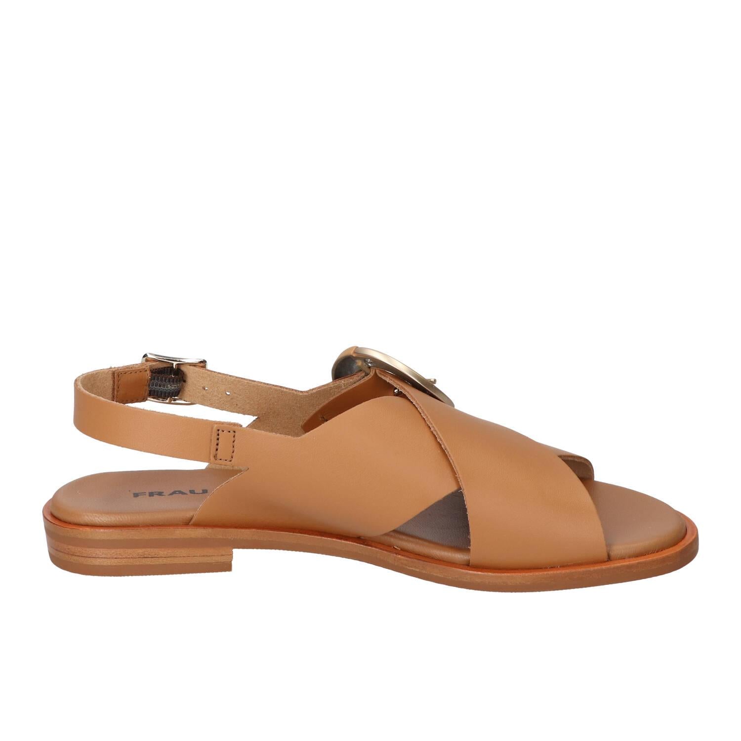 Sandalen, Cognac