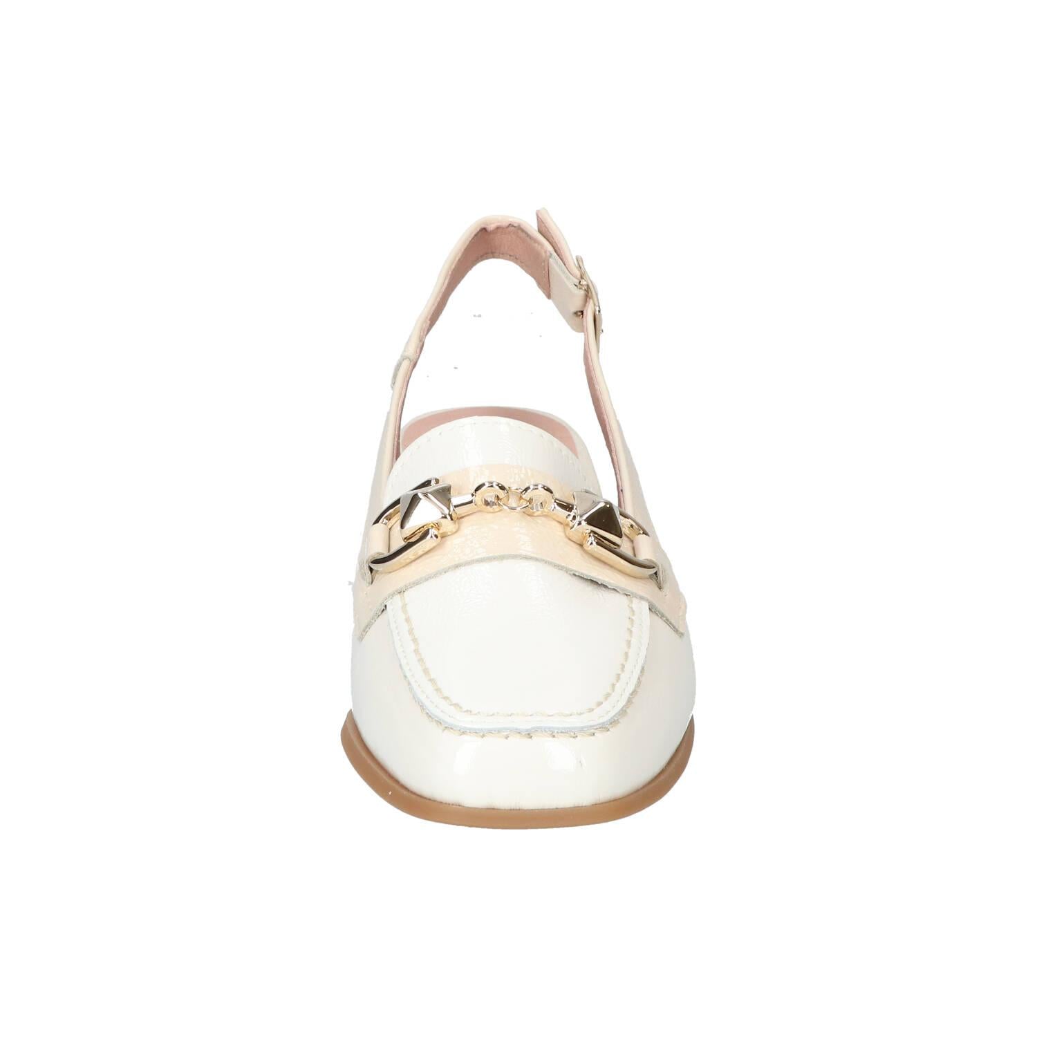 Slingback, blanc