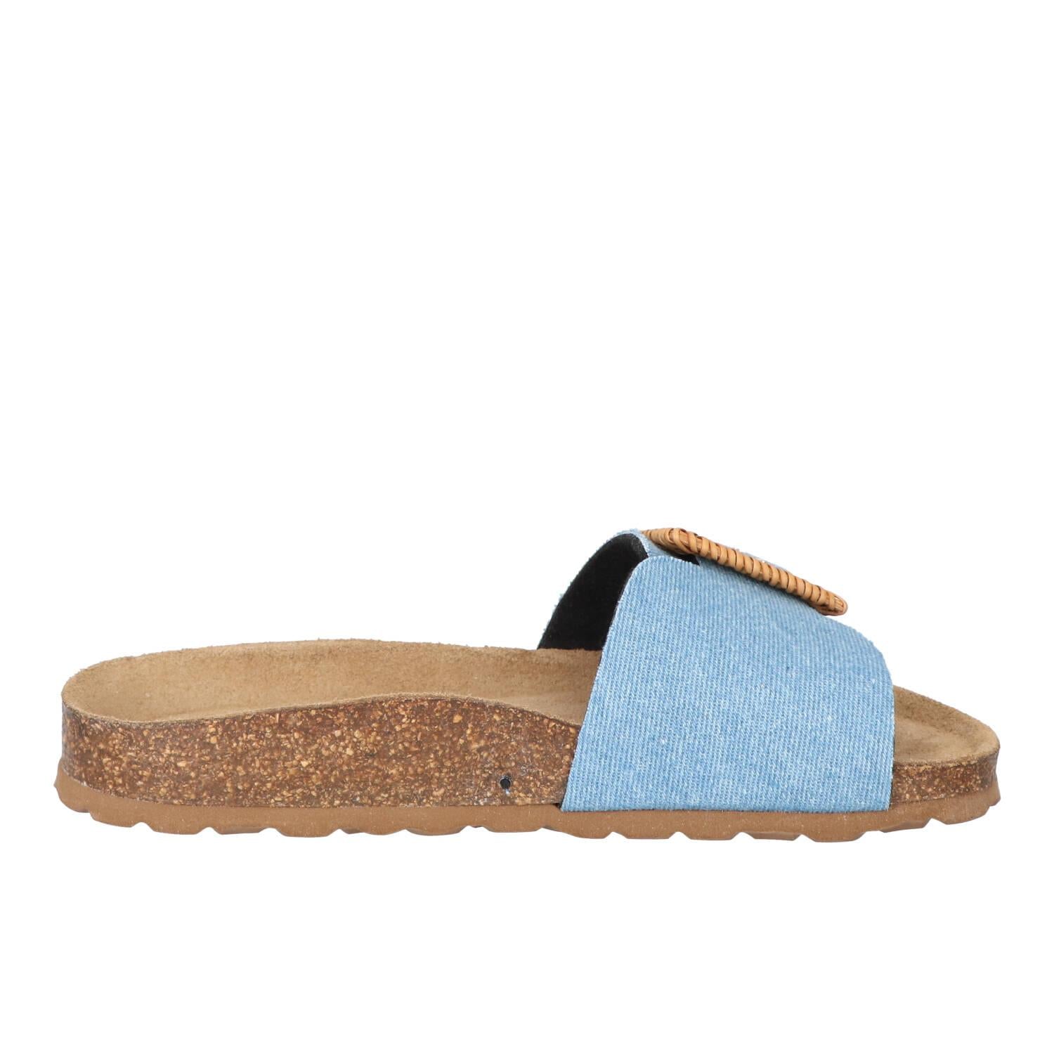 Slippers, Blauw