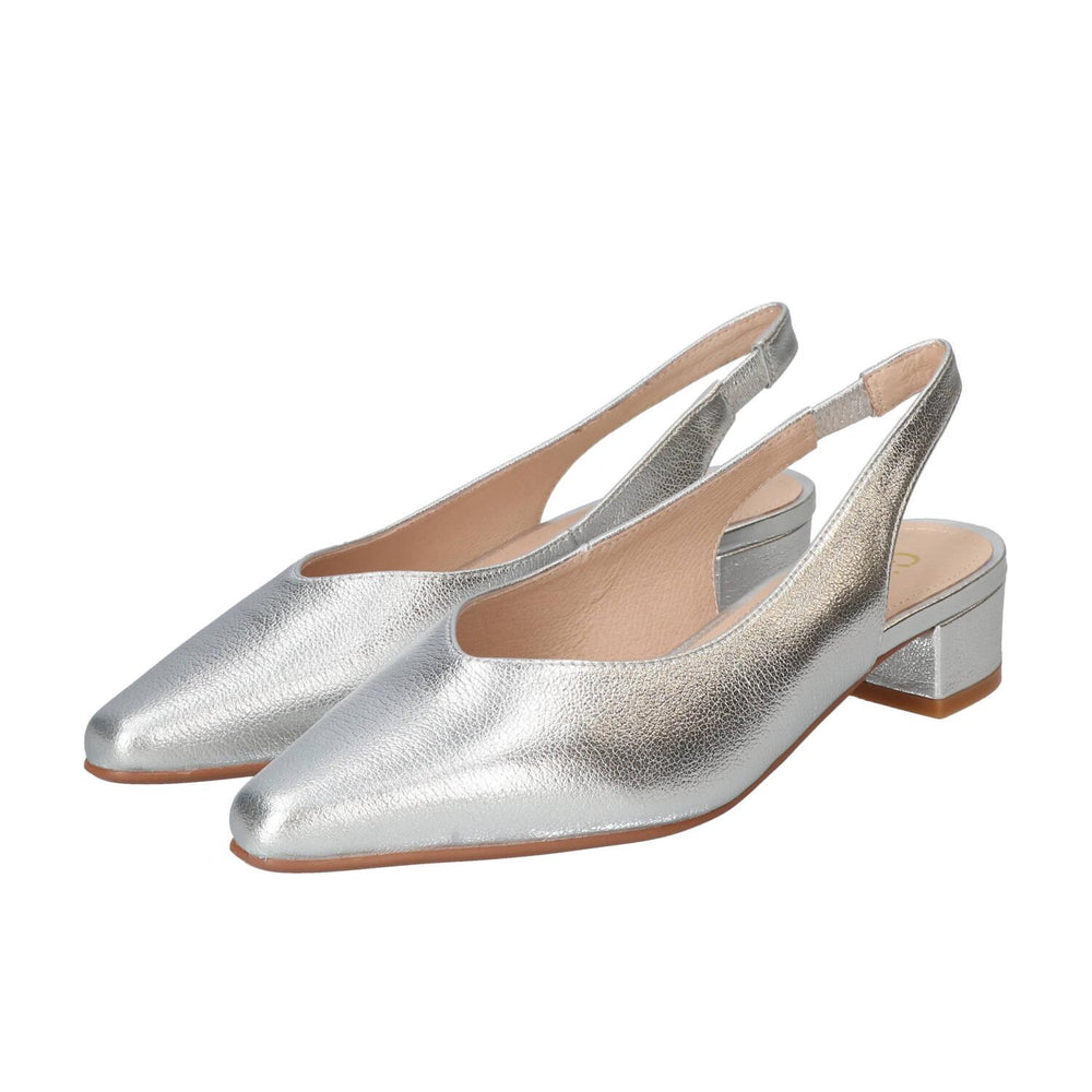 Slingback, argent