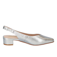 Slingback, argent