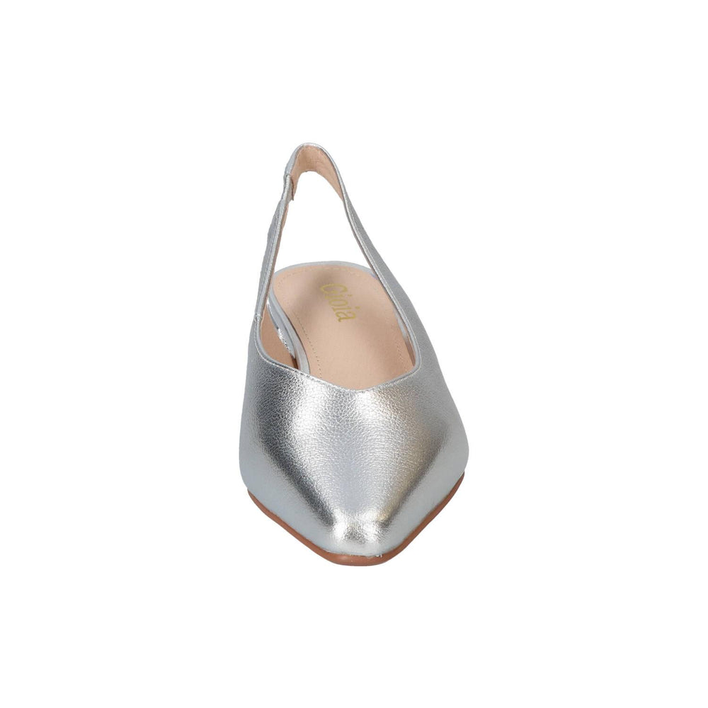 Slingback, argent
