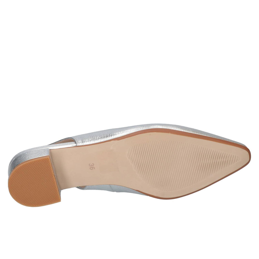 Slingback, argent