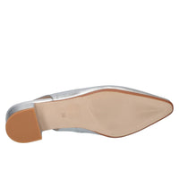 Slingback, argent