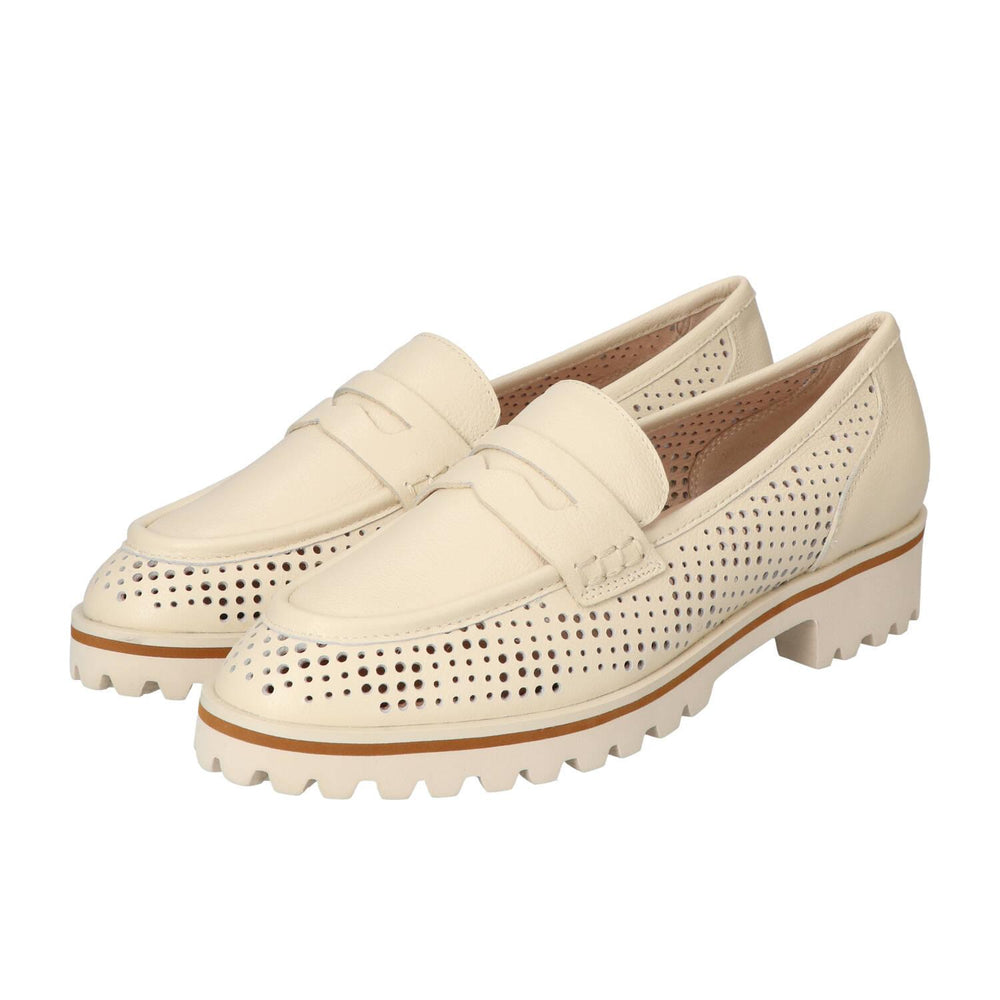 Chaussures à enfiler, Beige clair