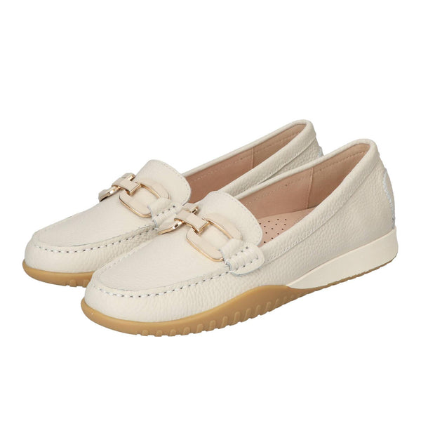 Chaussures à enfiler, Blanc