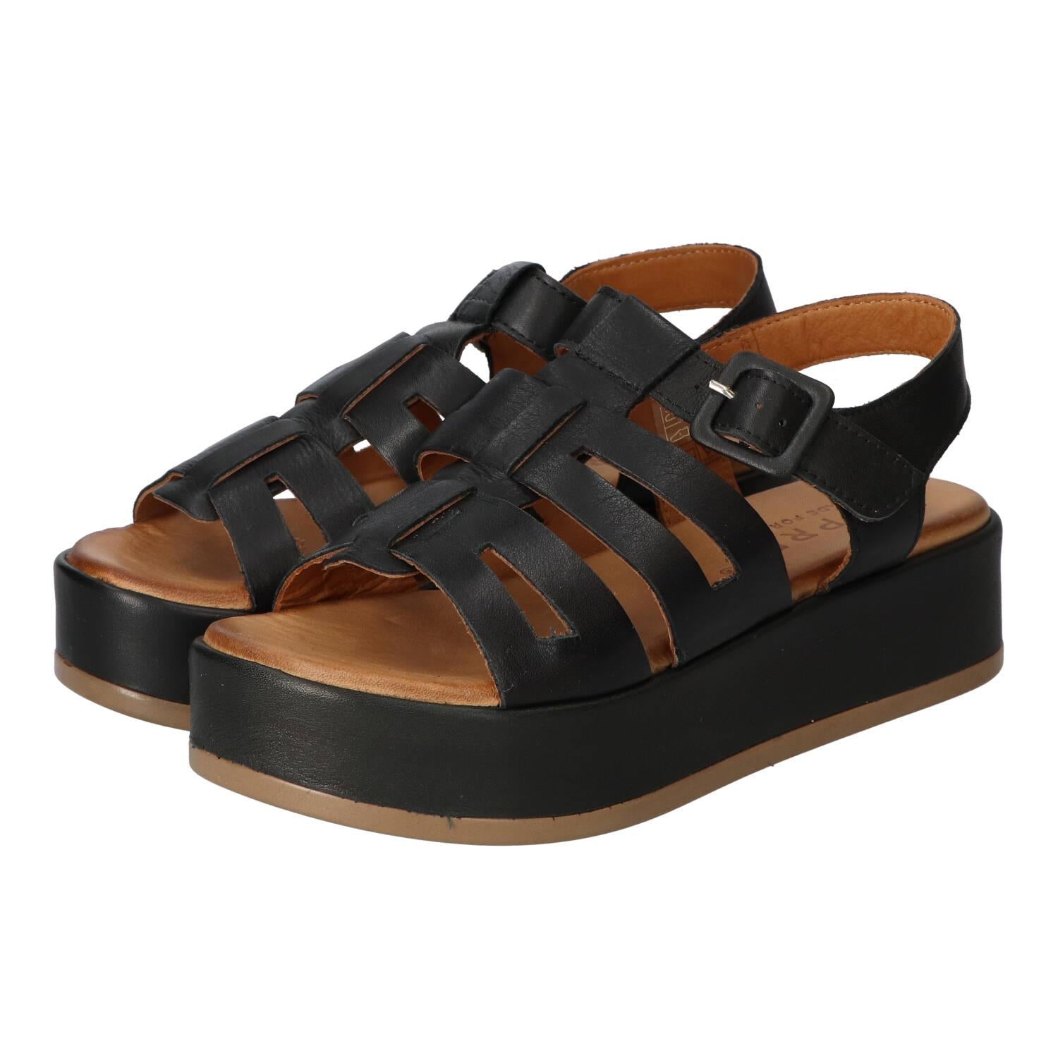 Sandalen, Zwart