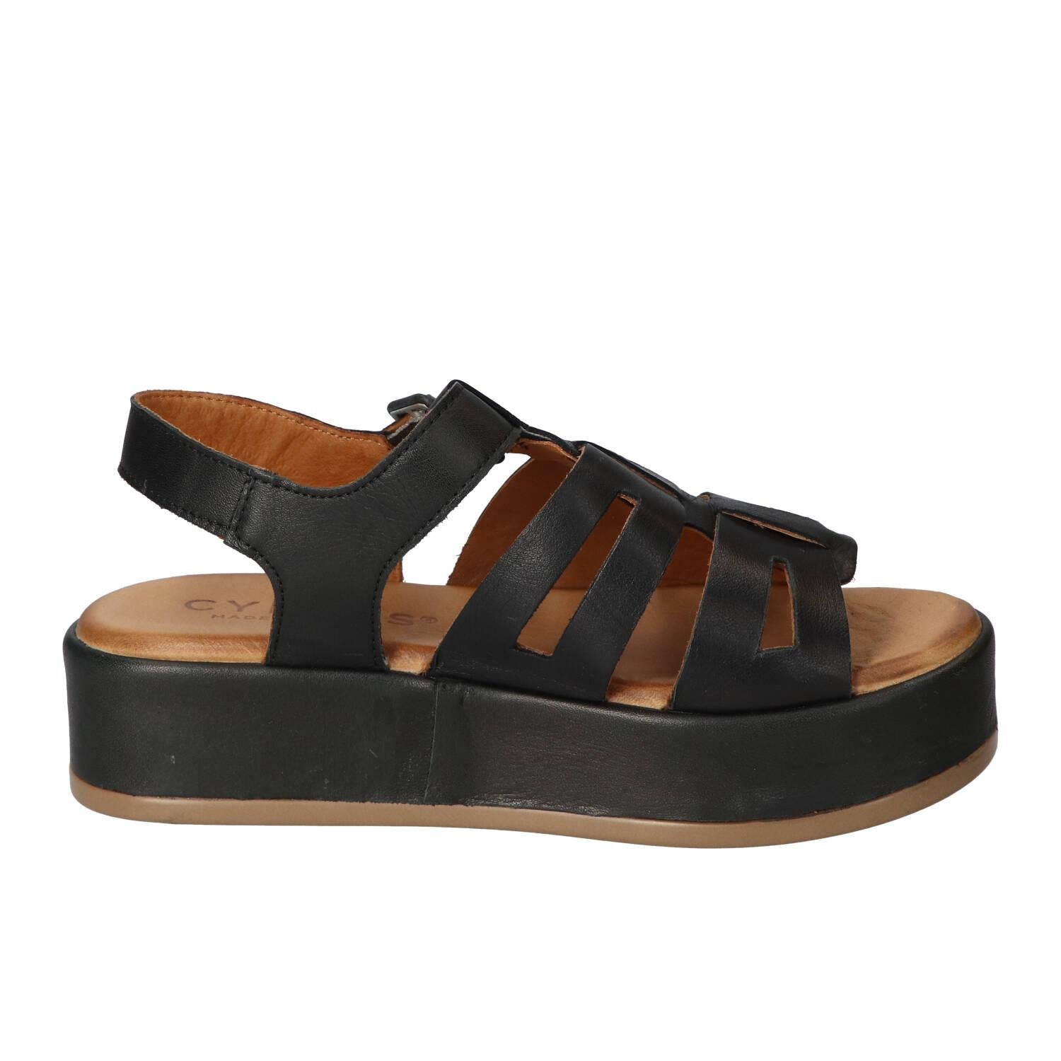 Sandalen, Zwart