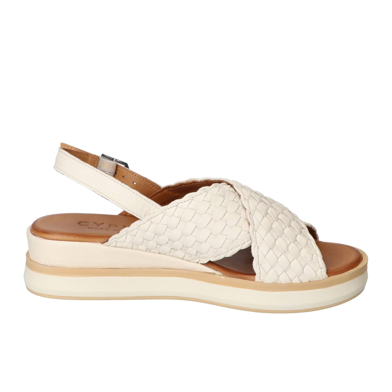Sandales, beige clair