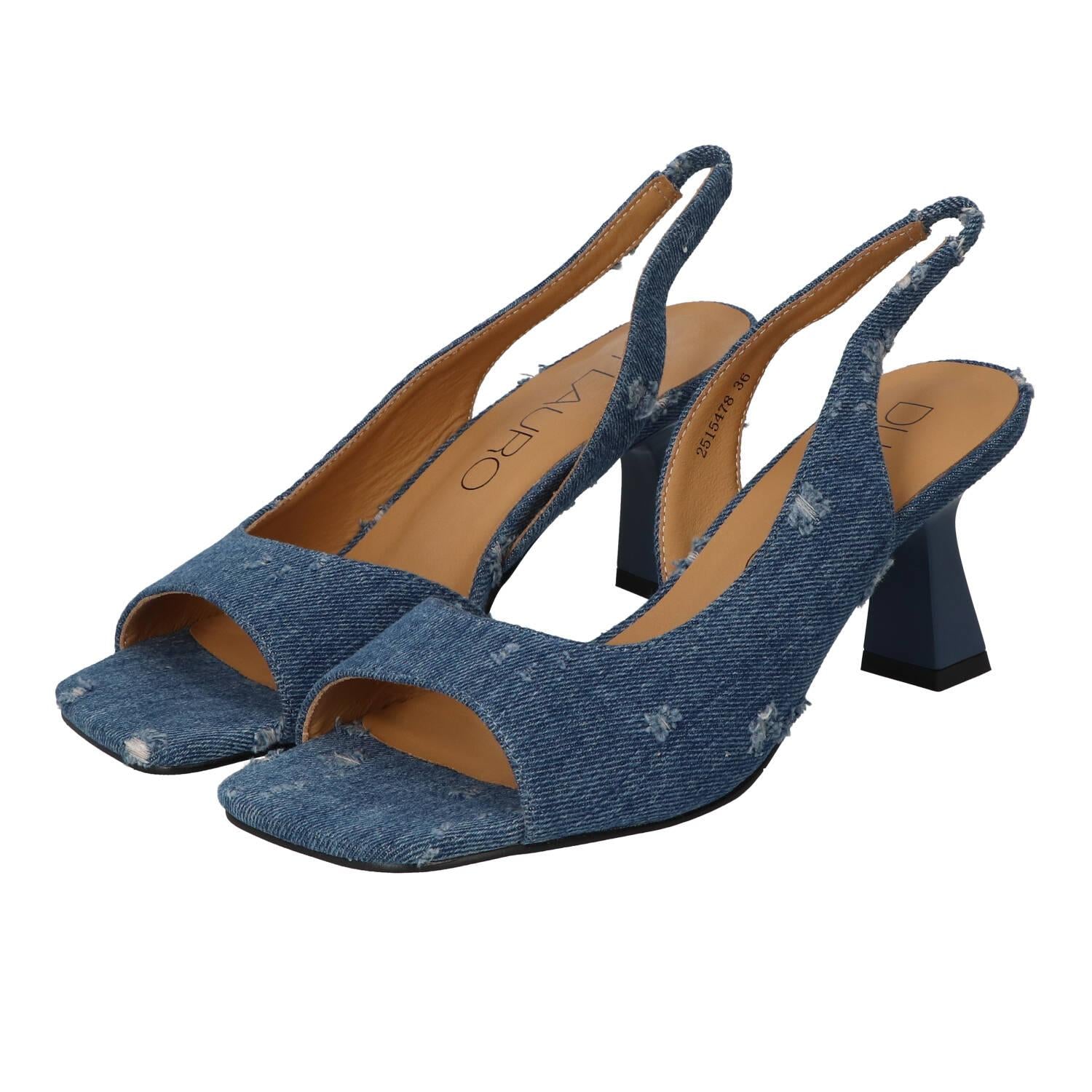 Sandales, bleu