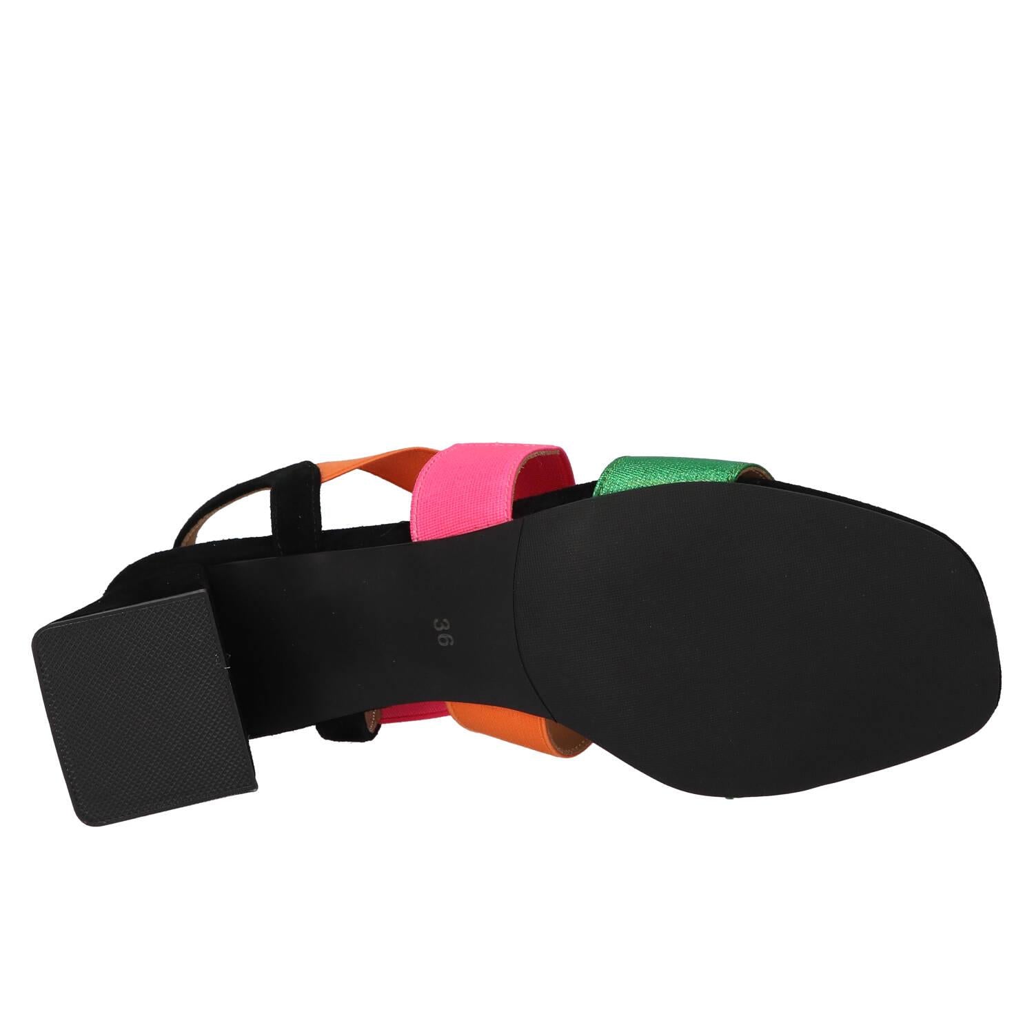 Sandales, multicolore