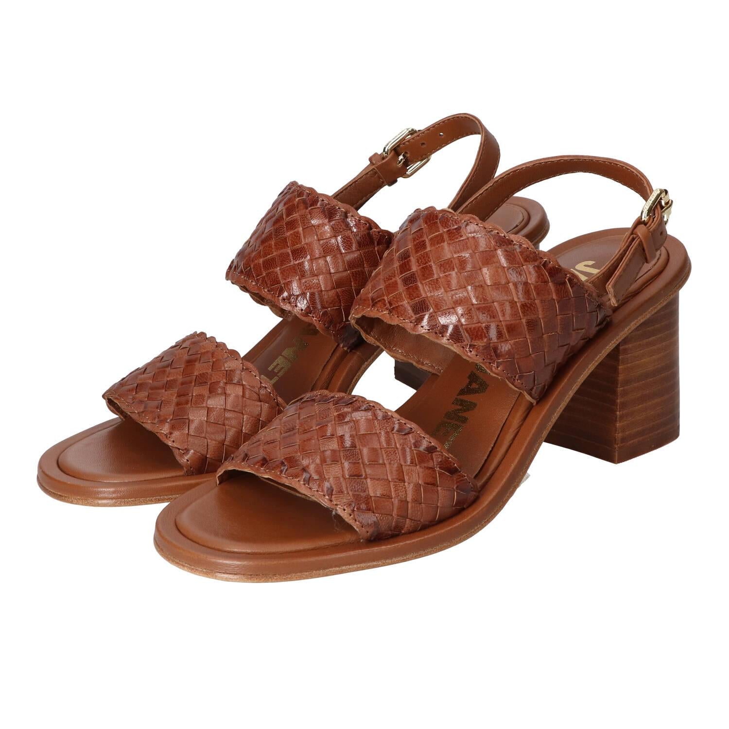 Sandalen, Cognac