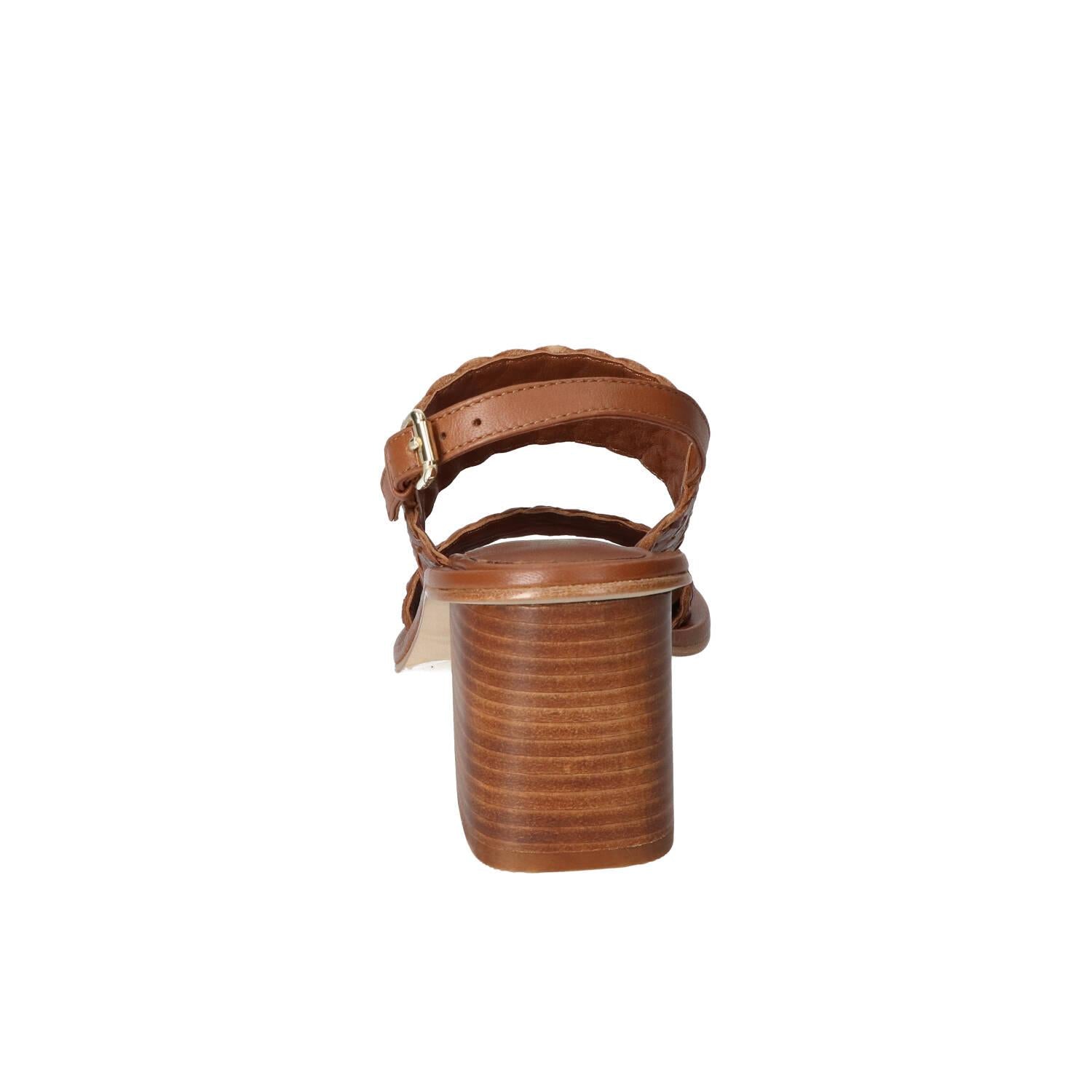 Sandalen, Cognac