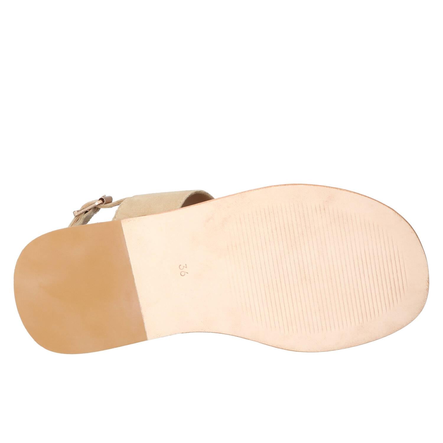 Sandalen, Lichtbeige